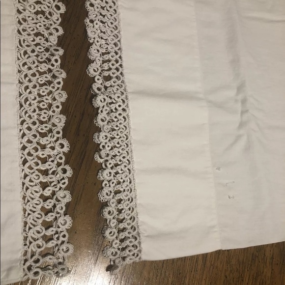 Vintage standard size pillow cases lot of 6 w vintage lace tatted crocheted old - Picture 9 of 12